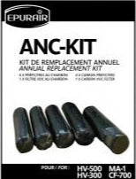 Kit de filtres de remplacement annuel pour purificateur d'air Hv500 de marque Épurair